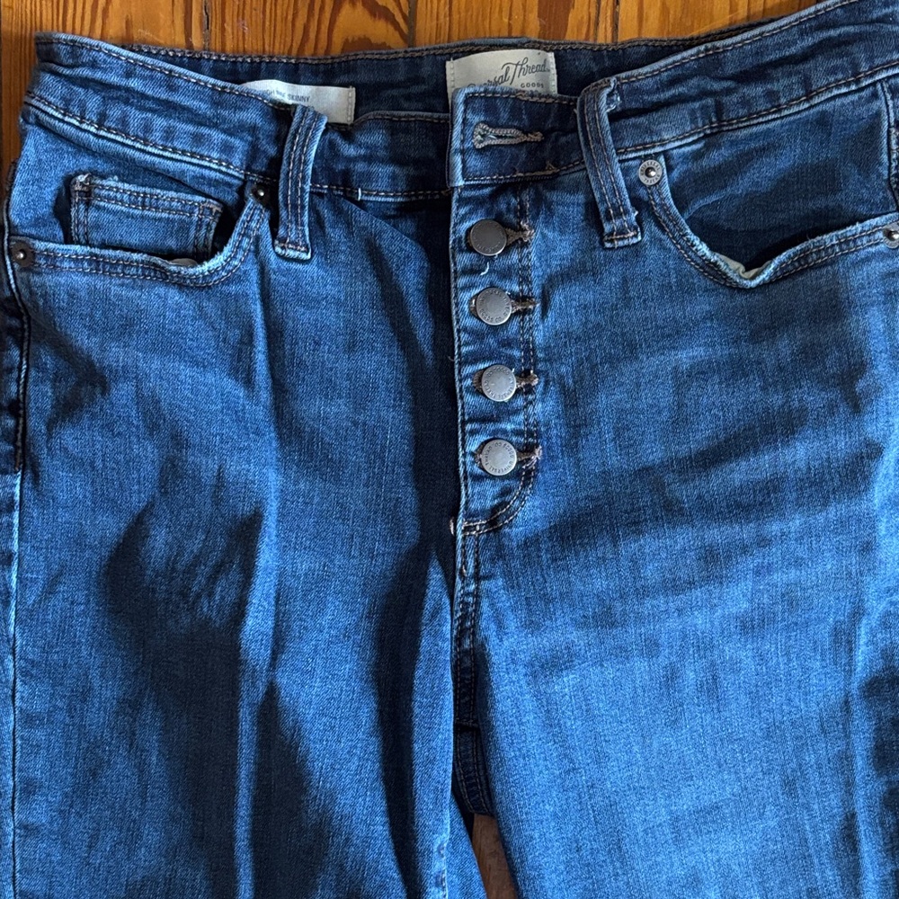 Universal Thread Dark High Rise Jeans - Picture 3 of 6